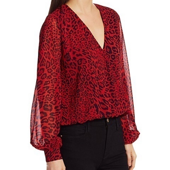𝅺❤️RED Leopard Top❤️ Gen Love XS - Picture 4 of 5